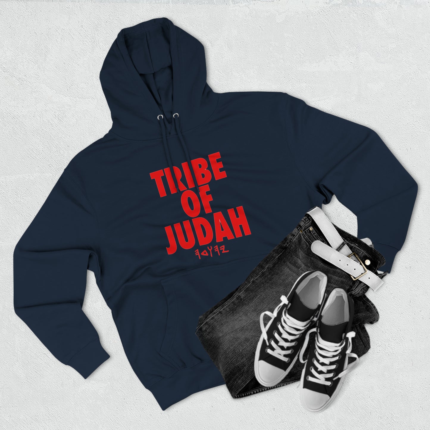 TRIBE OF JUDAH HOODIE RED (MULTI COLORS)