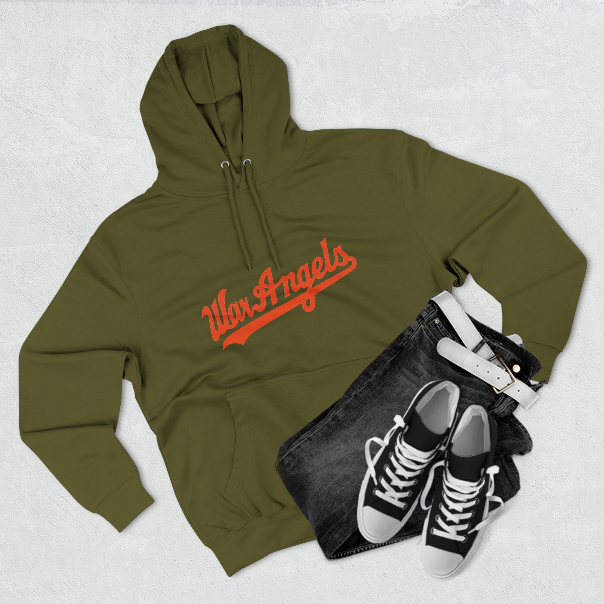 WAR ANGELS HOODIE ORANGE