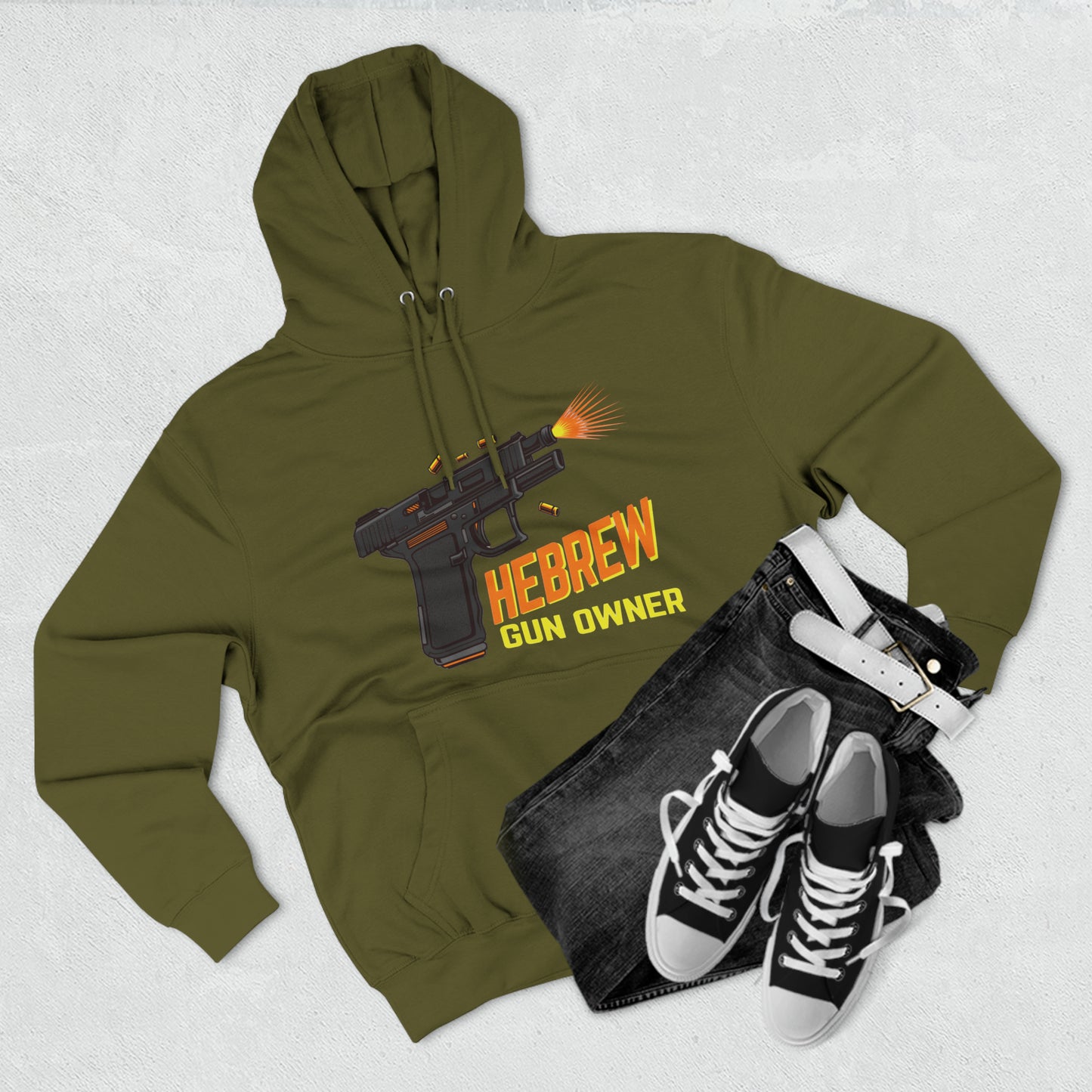 HEBREW GUN OWNER HOODIE