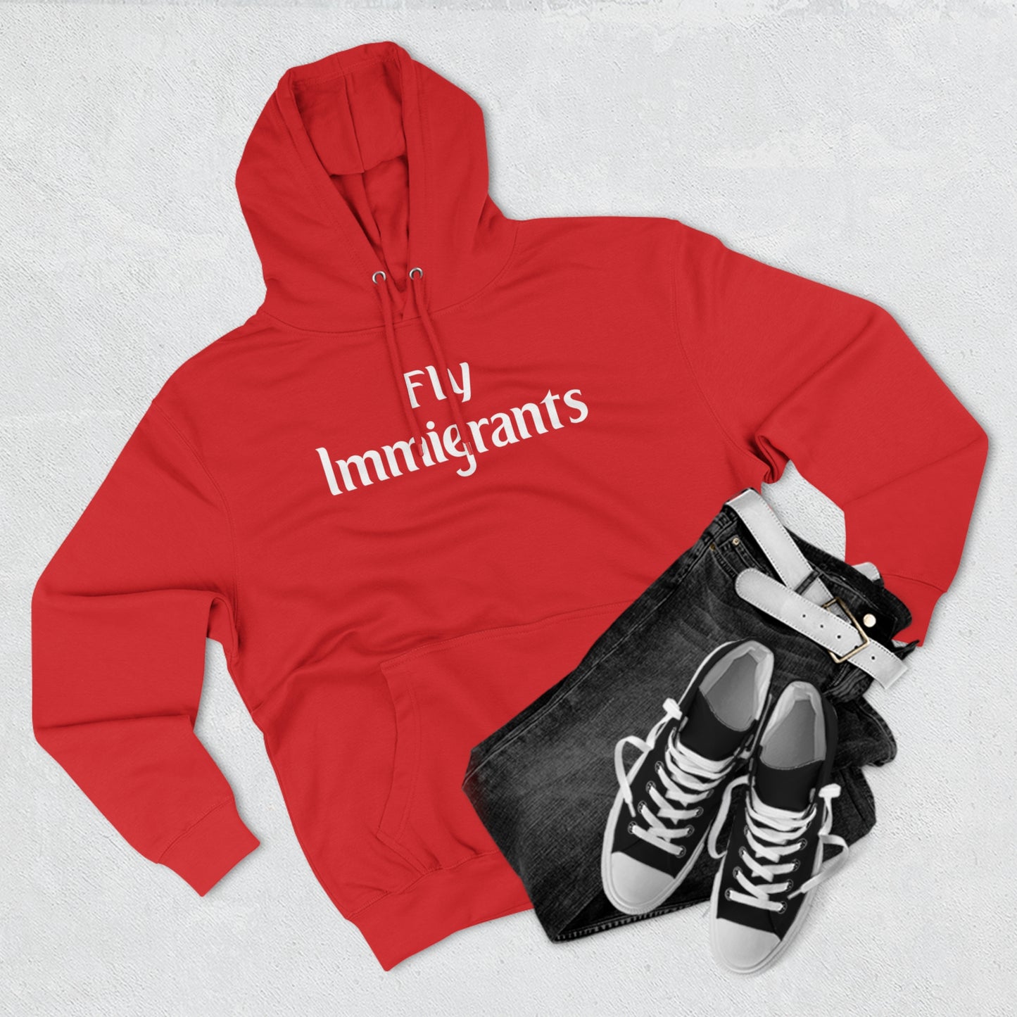 FLY IMMIGRANTS HOODIE 1