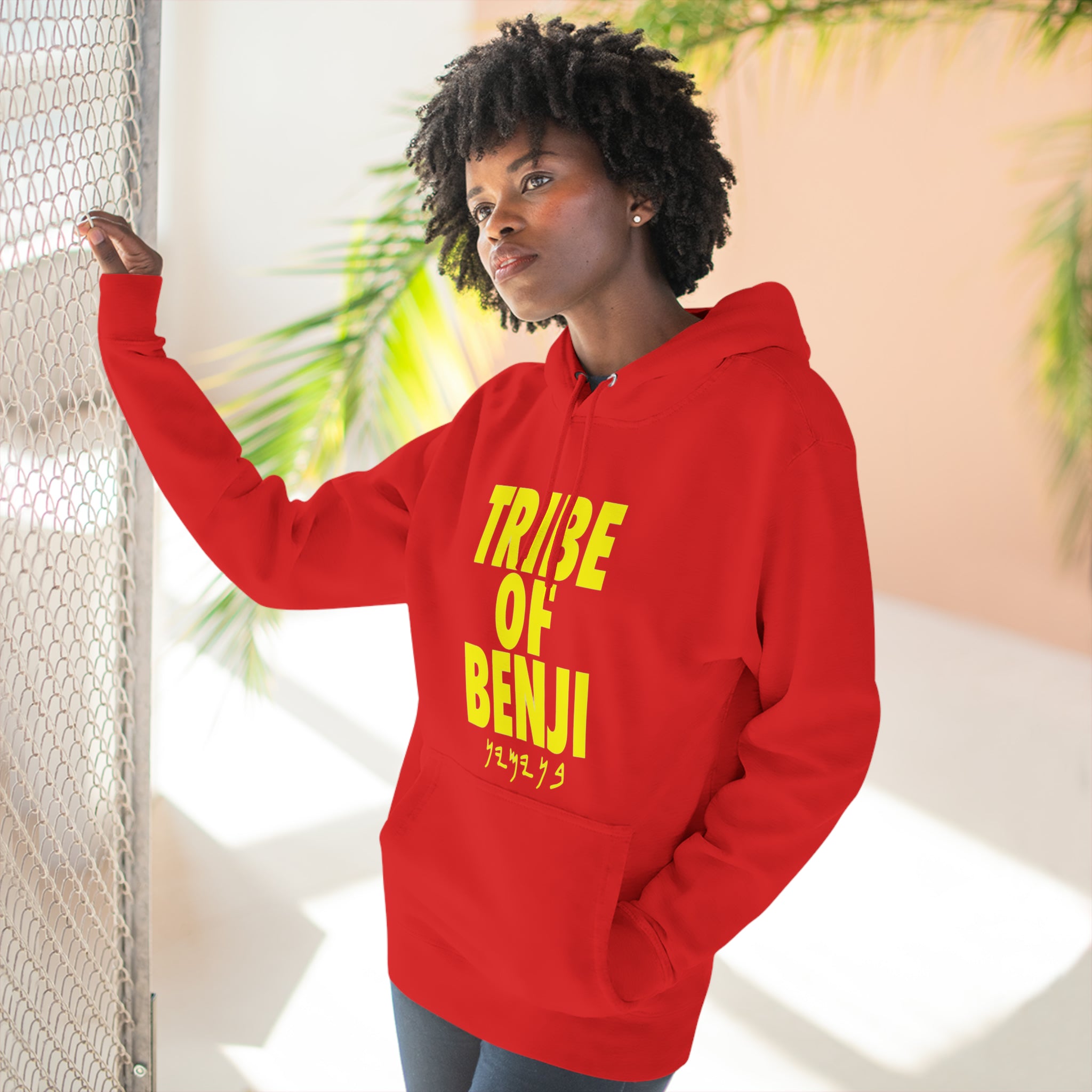 TRIBE OF BENJI HOODIE YELLOW (MULTI COLORS)