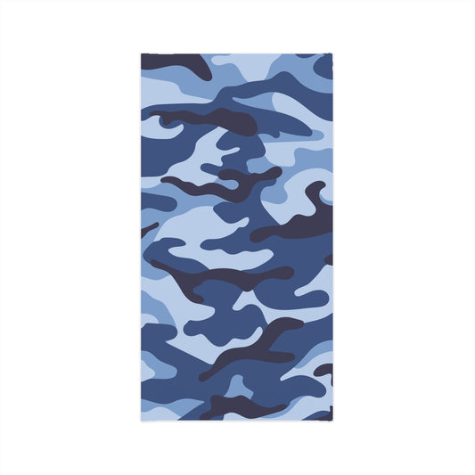 NAVY CAMO FACE MASK