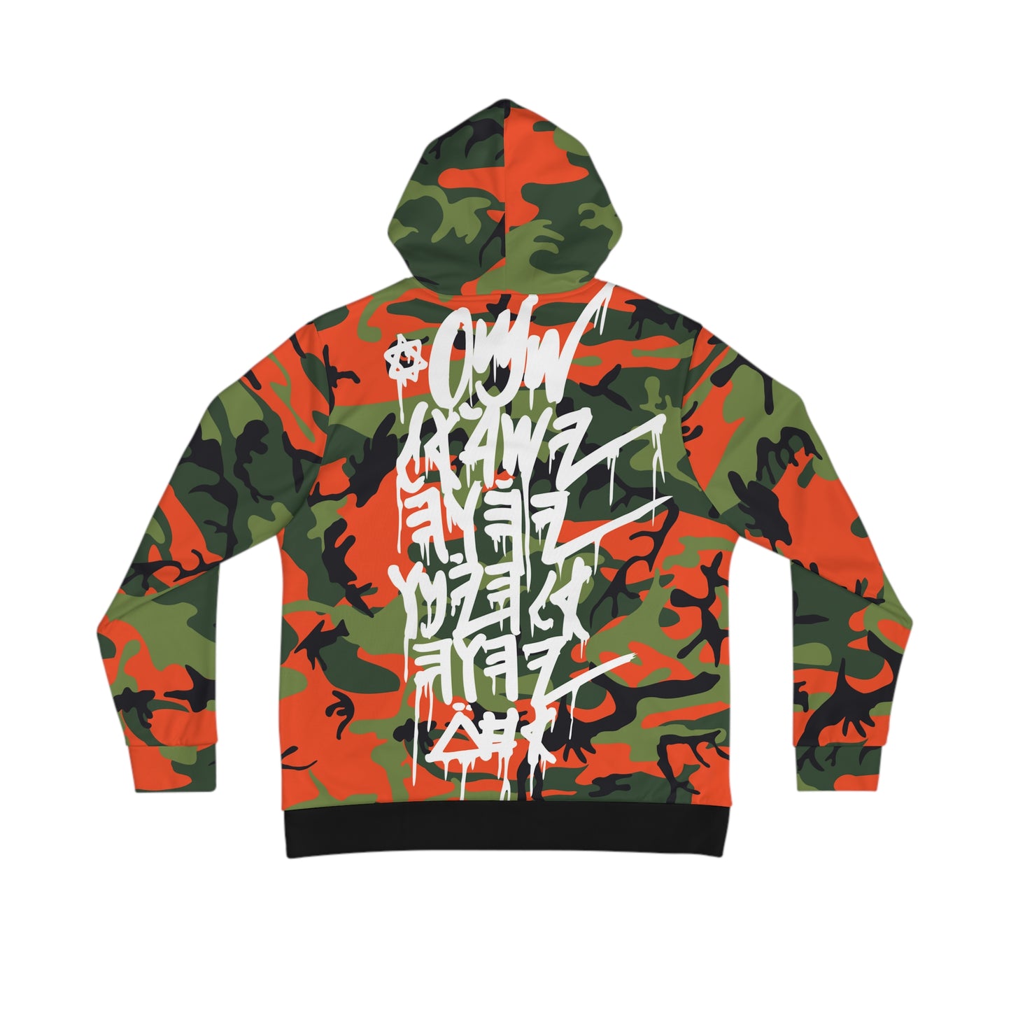 JERUSALEM HOODIE (ORANGE/GREEN CAMO)