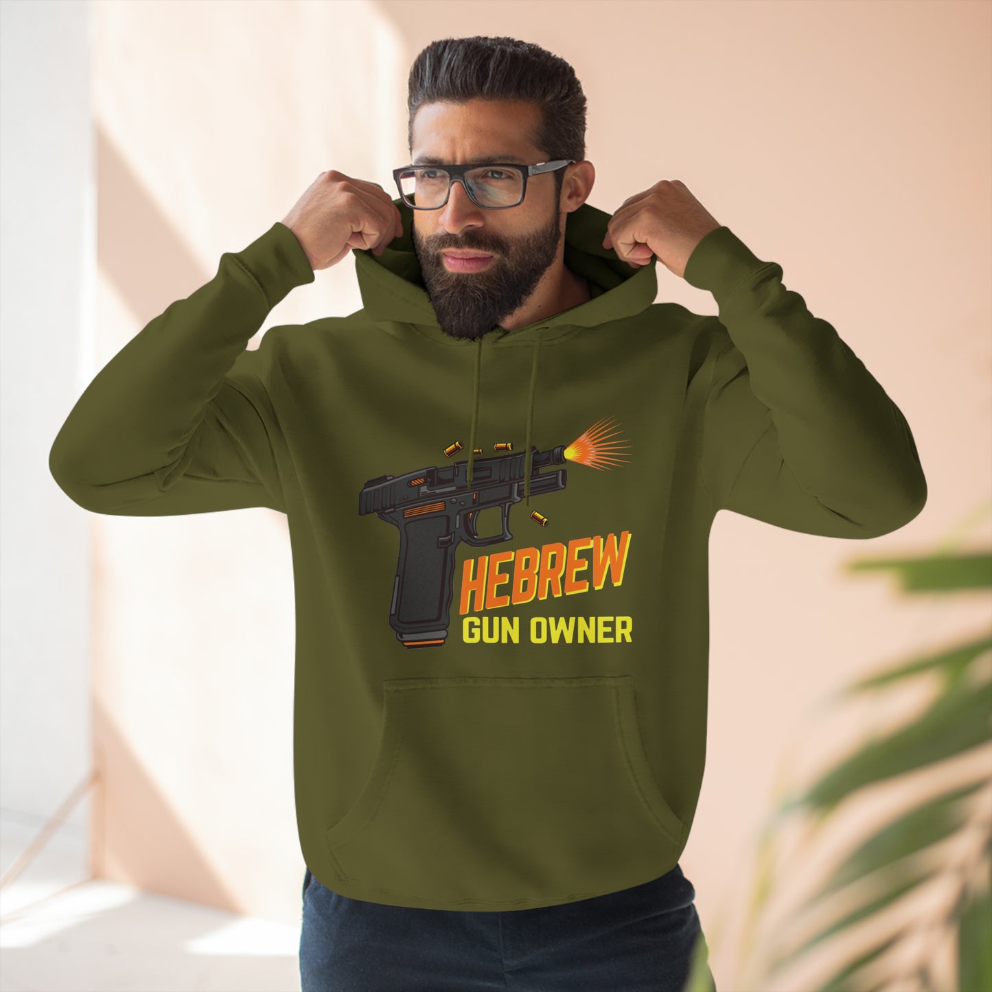 HEBREW GUN OWNER HOODIE