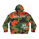 JERUSALEM ZIP HOODIE (ORANGE/GREEN CAMO)