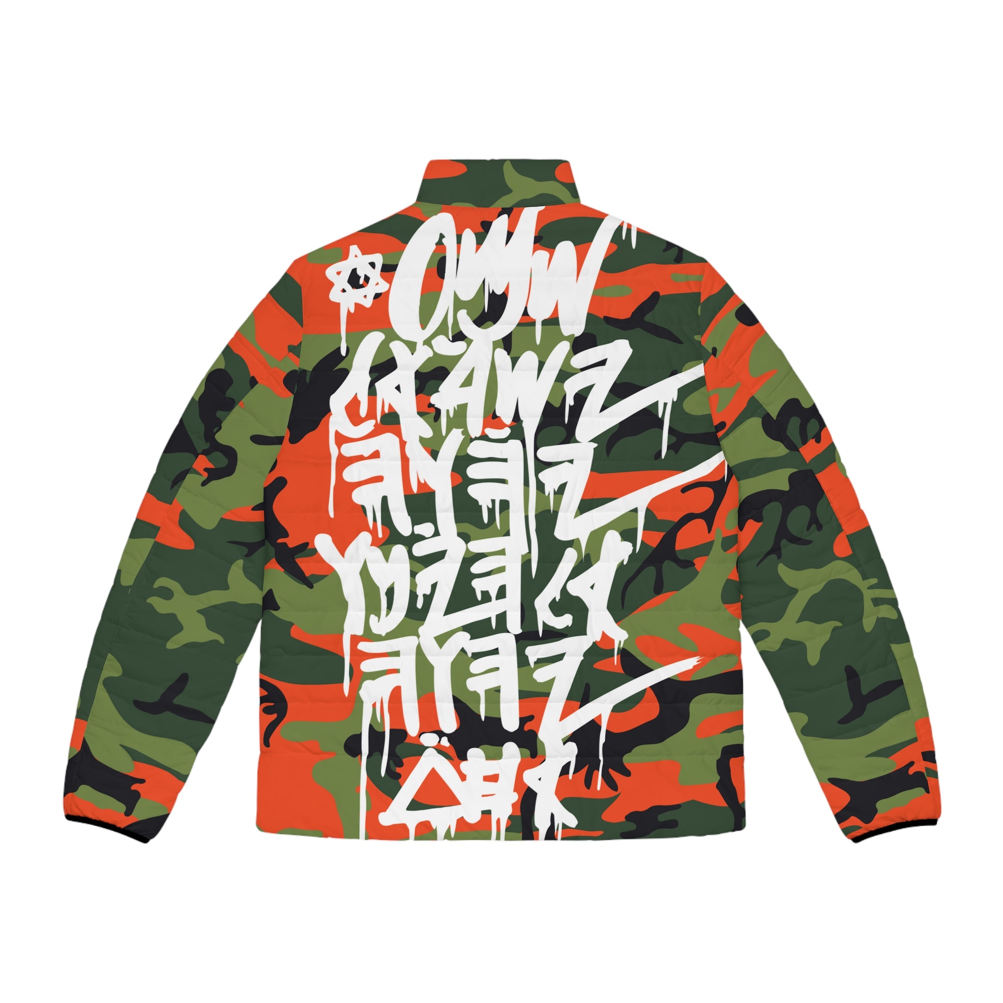 JERUSALEM CAMO JACKET (ORANGE/GREEN CAMO)