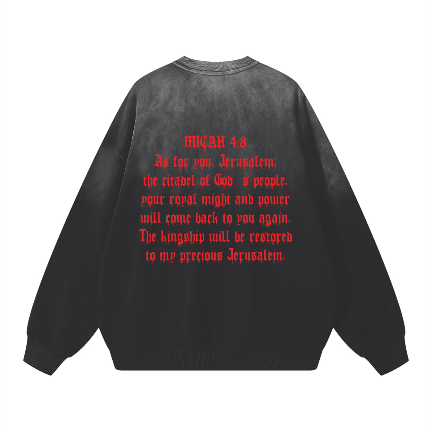 Jerusalem Citadel Crewneck (Red)