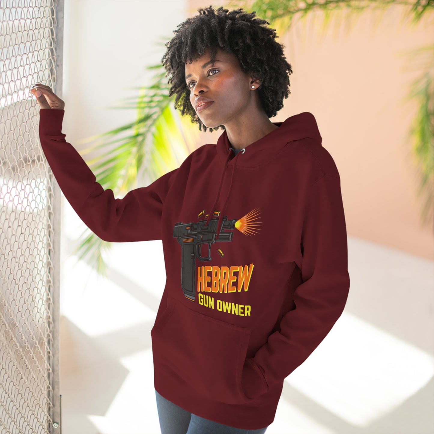 HEBREW GUN OWNER HOODIE