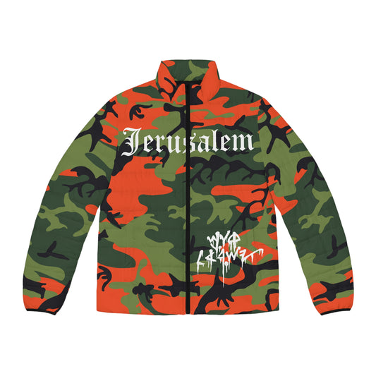 JERUSALEM CAMO JACKET (ORANGE/GREEN CAMO)