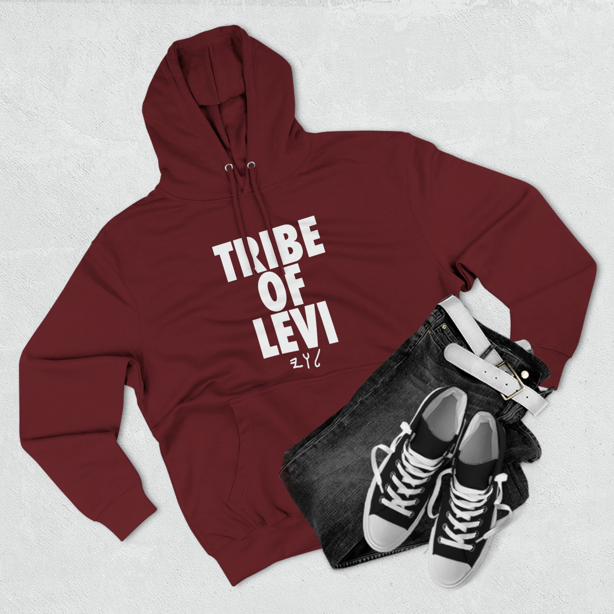 TRIBE OF LEVI HOODIE WHITE (MULTI COLORS)