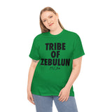 TRIBE OF ZEBULUN TEE BLK TEXT