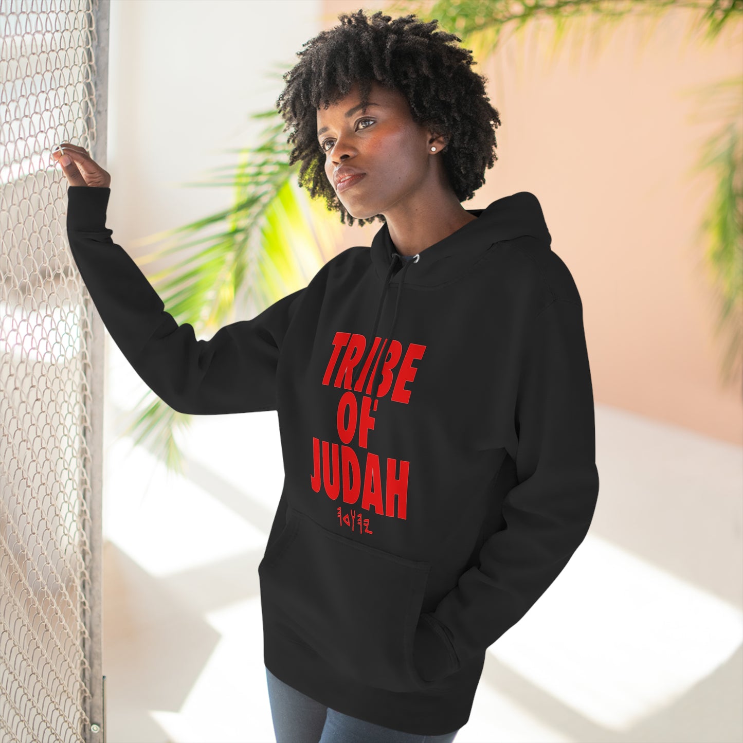 TRIBE OF JUDAH HOODIE RED (MULTI COLORS)