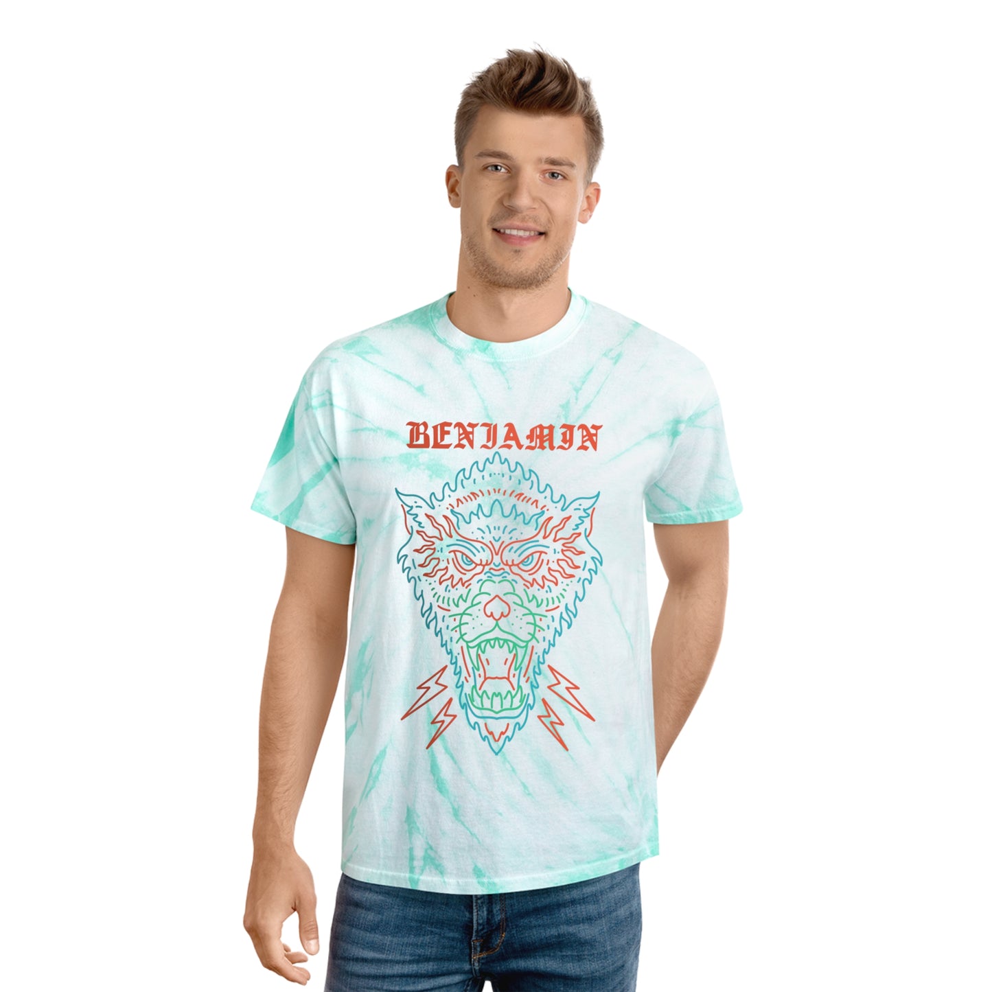 EXOTIC WOLF TIE DYE