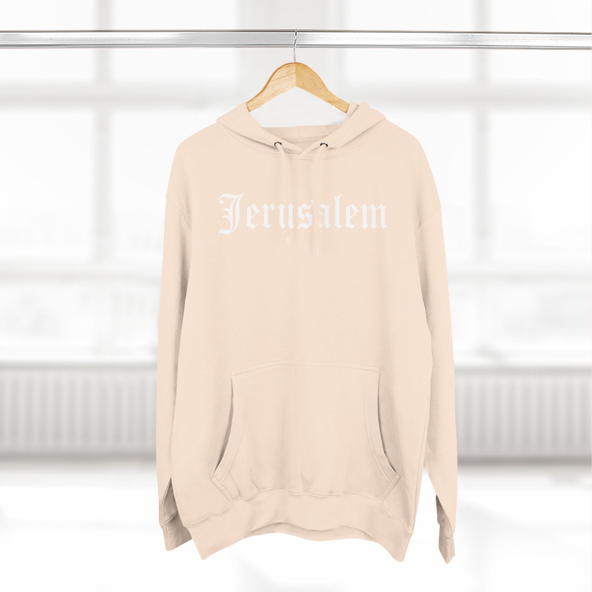 JERUSALEM OLD ENGLISH HOODIE