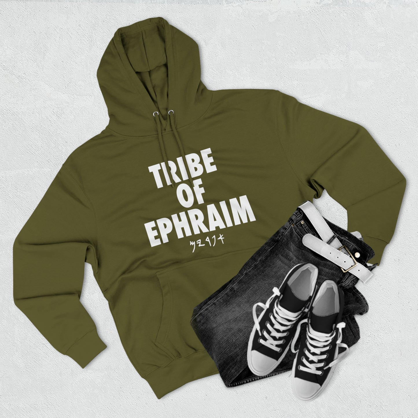 TRIBE OF EPHRAIM HOODIE WHITE (MULTI COLORS)
