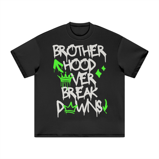 BROTHERHOOD OVER BREAKDOWNS HEAVYWEIGHT TEE (NEON)