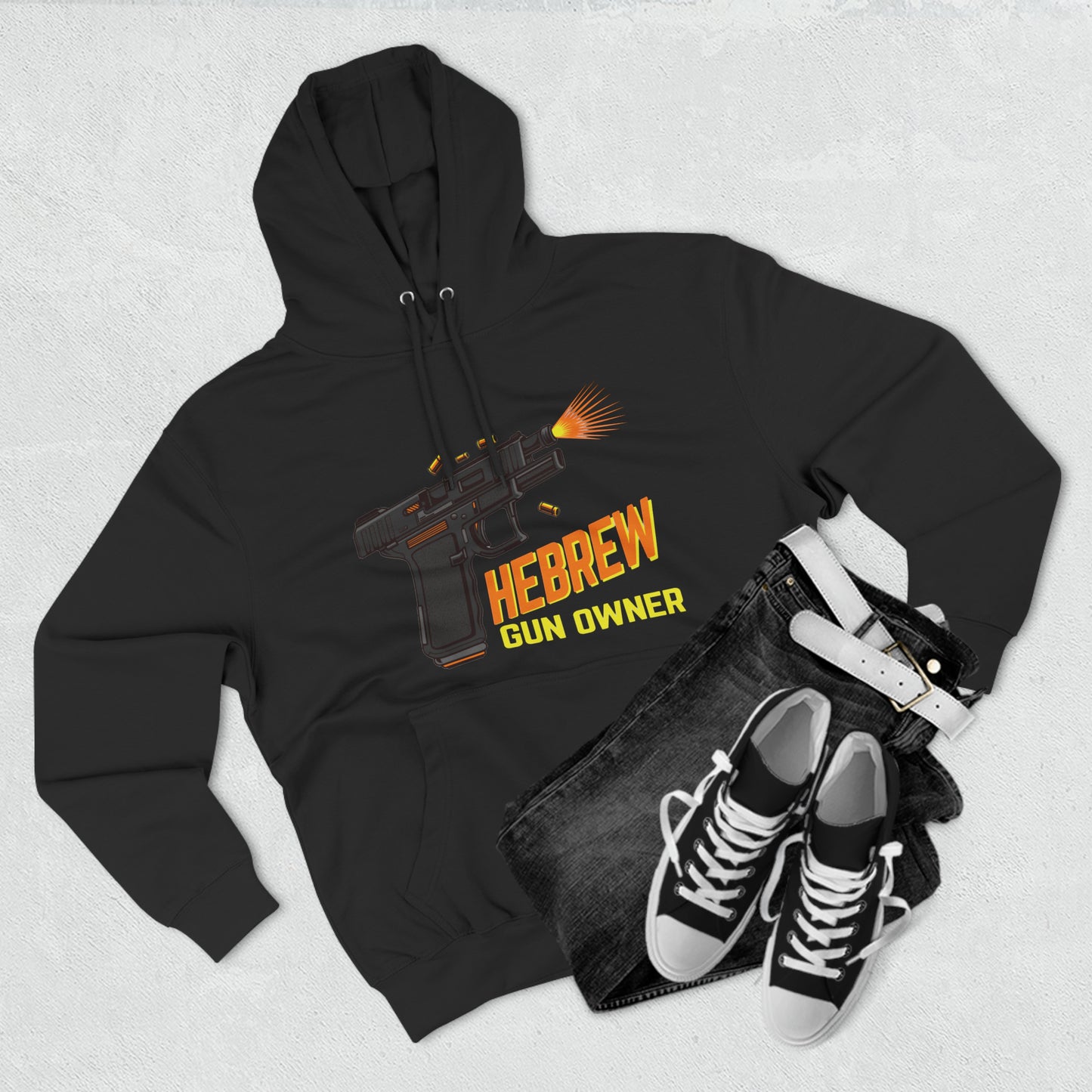 HEBREW GUN OWNER HOODIE