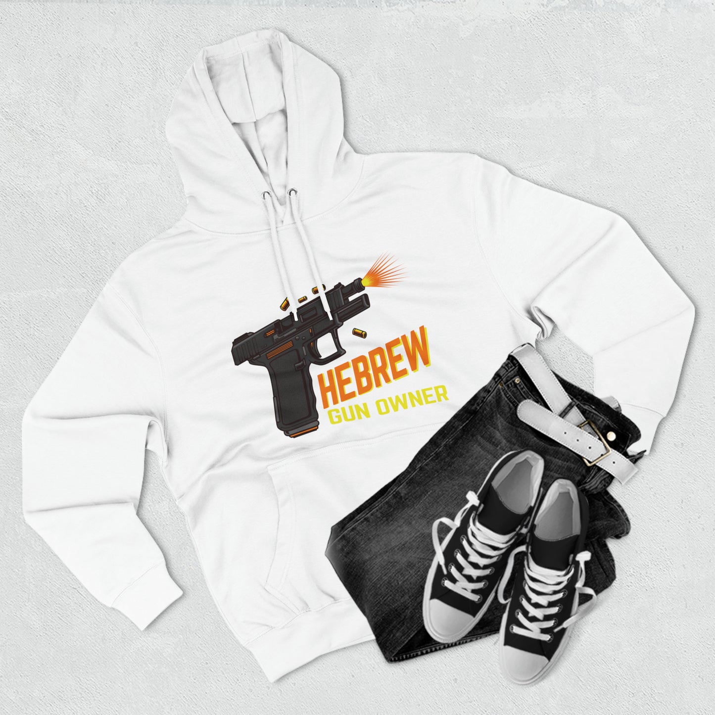 HEBREW GUN OWNER HOODIE