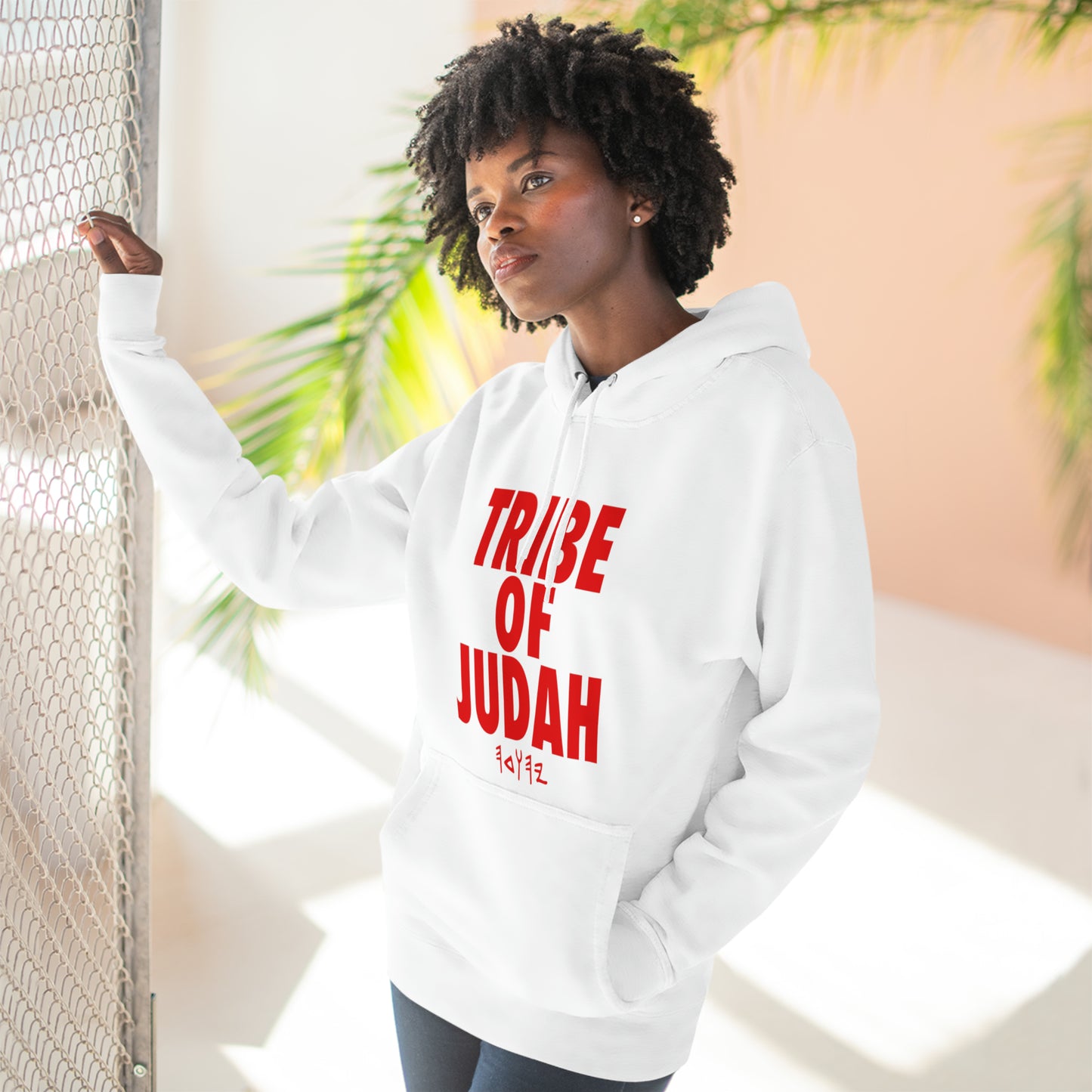 TRIBE OF JUDAH HOODIE RED (MULTI COLORS)