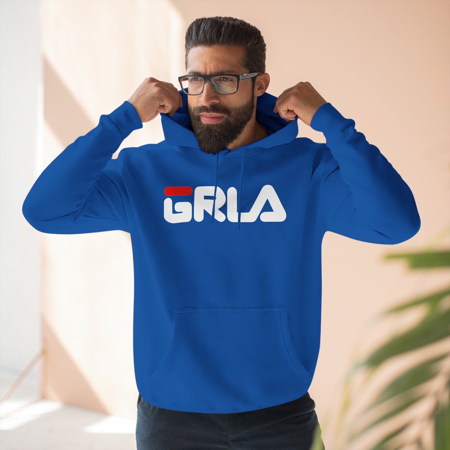 GRLA HOODIE (RED STRIPE)