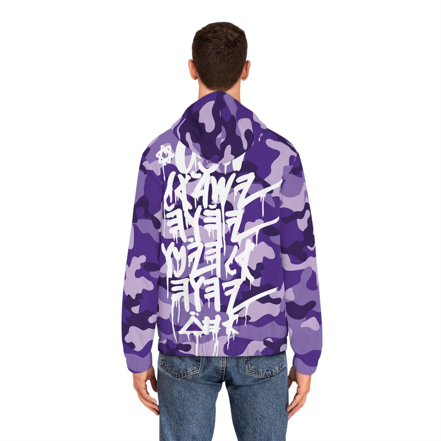 JERUSALEM ZIP HOODIE (PURPLE CAMO)