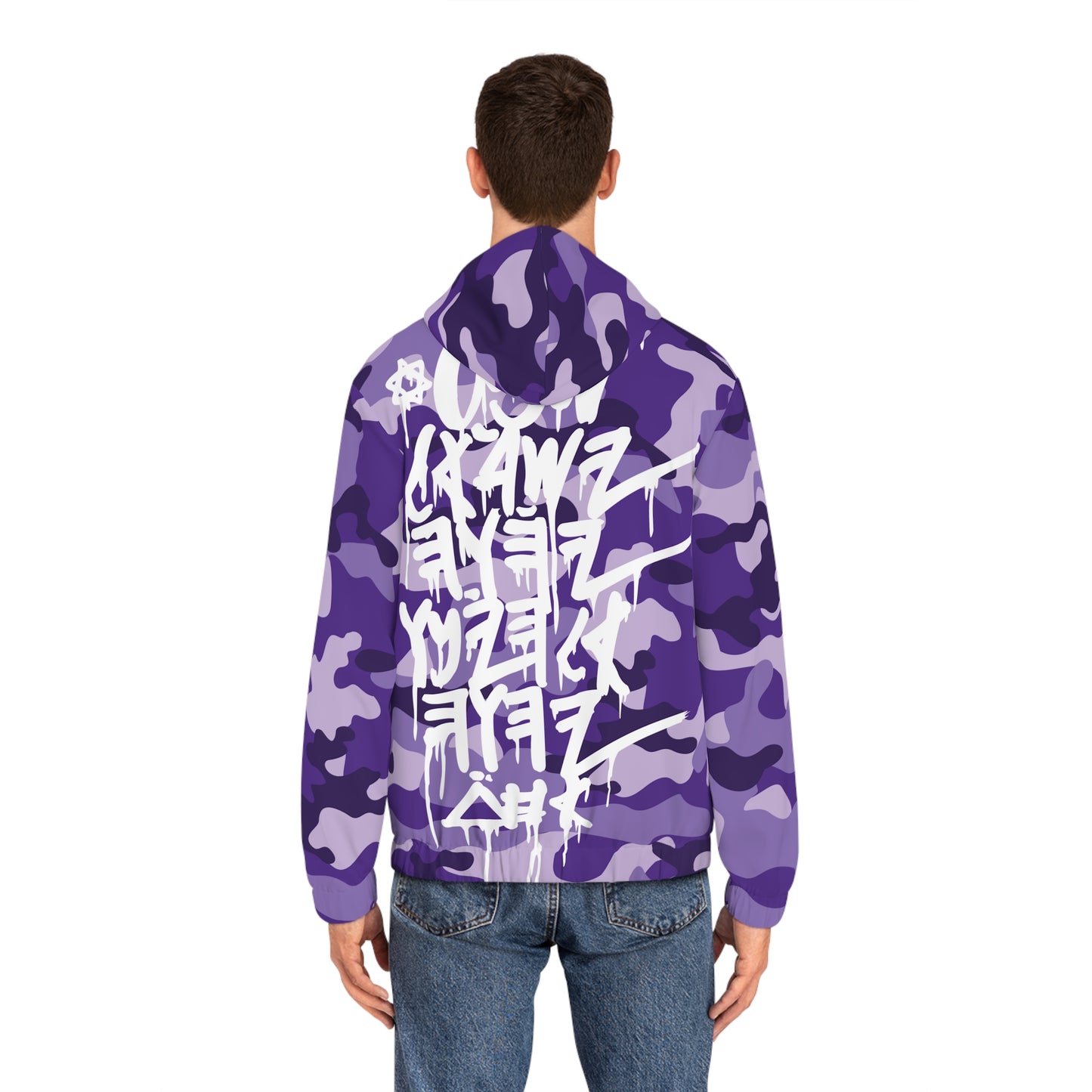 JERUSALEM ZIP HOODIE (PURPLE CAMO)