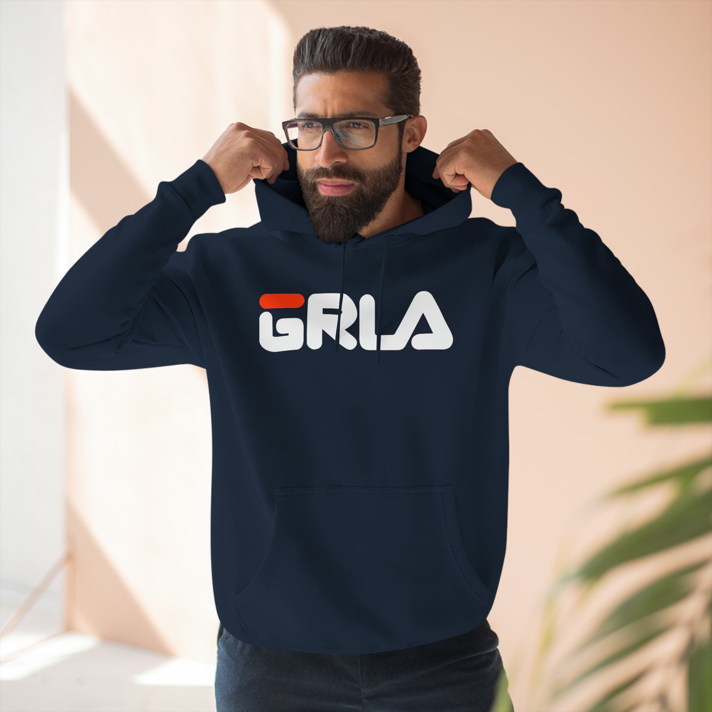 GRLA HOODIE (ORANGE STRIPE)