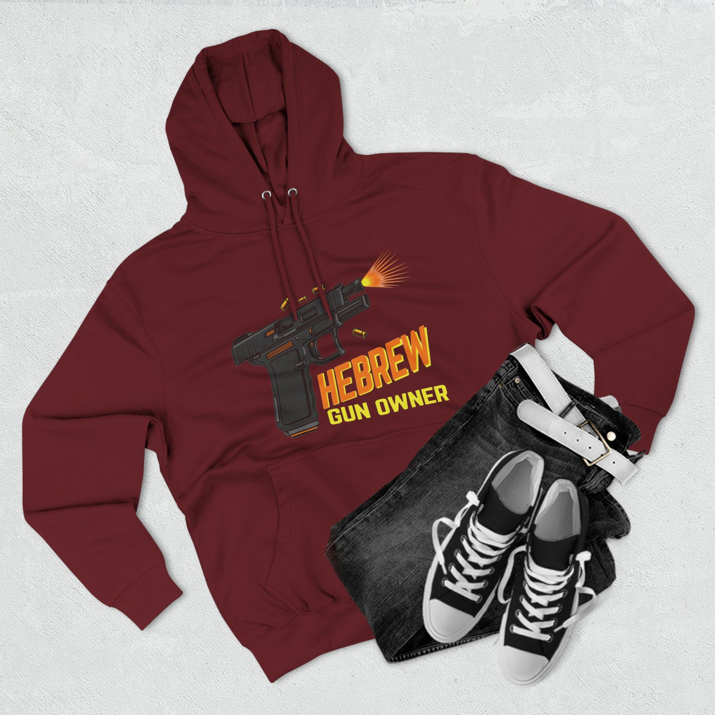 HEBREW GUN OWNER HOODIE