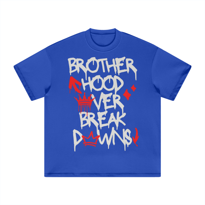 BROTHERHOOD OVER BREAKDOWNS HEAVYWEIGHT TEE (RED)