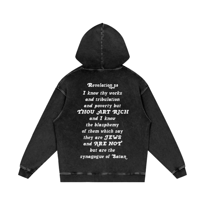 Thou Art Rich (Acid Wash Hoodie)