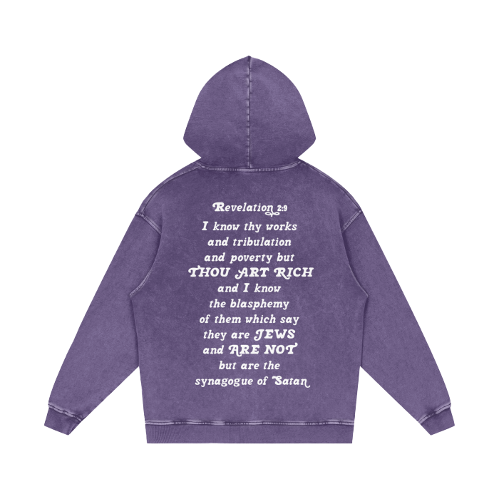 Thou Art Rich (Acid Wash Hoodie)