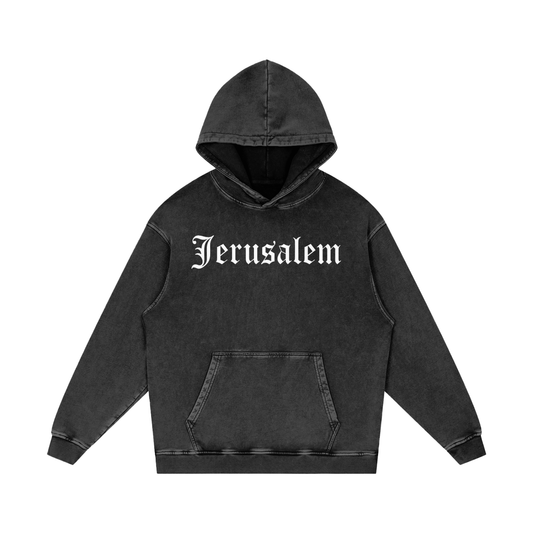 Snow Washed Jerusalem Hoodie