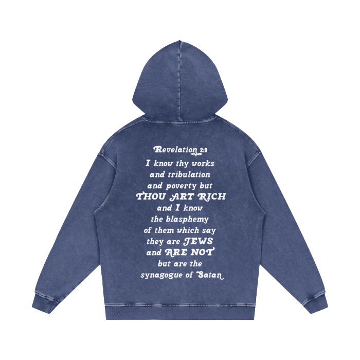 Thou Art Rich (Acid Wash Hoodie)