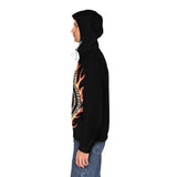 GRLA ON FIRE ZIP HOODIE
