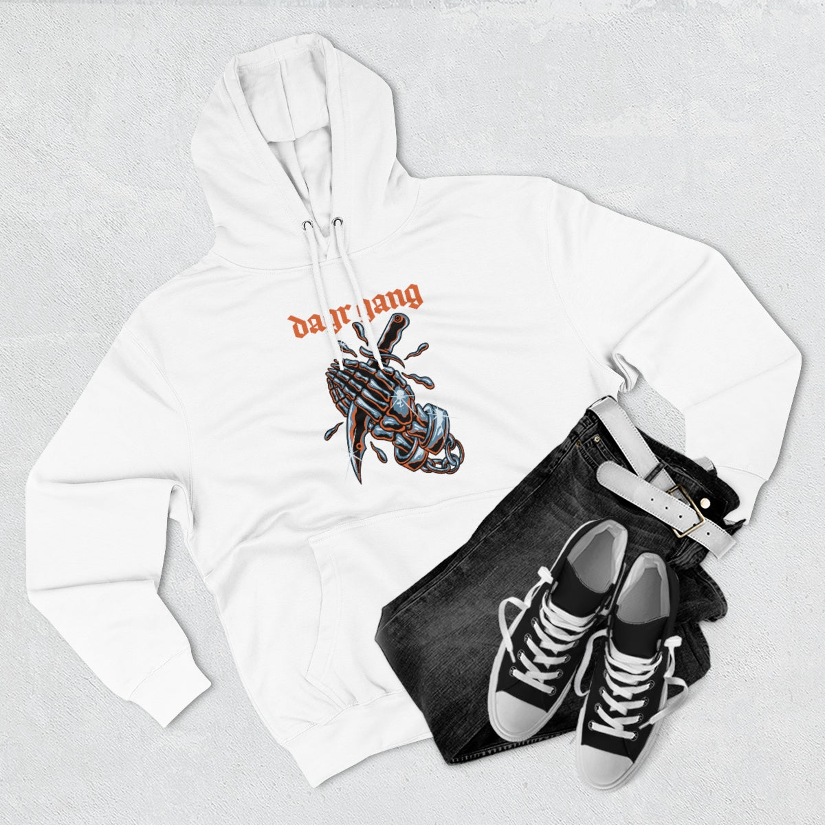 DAGR GANG IRON GLOVES HOODIE