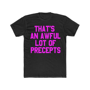 AWFUL LOTTA PRECEPTS TEE (PINK)