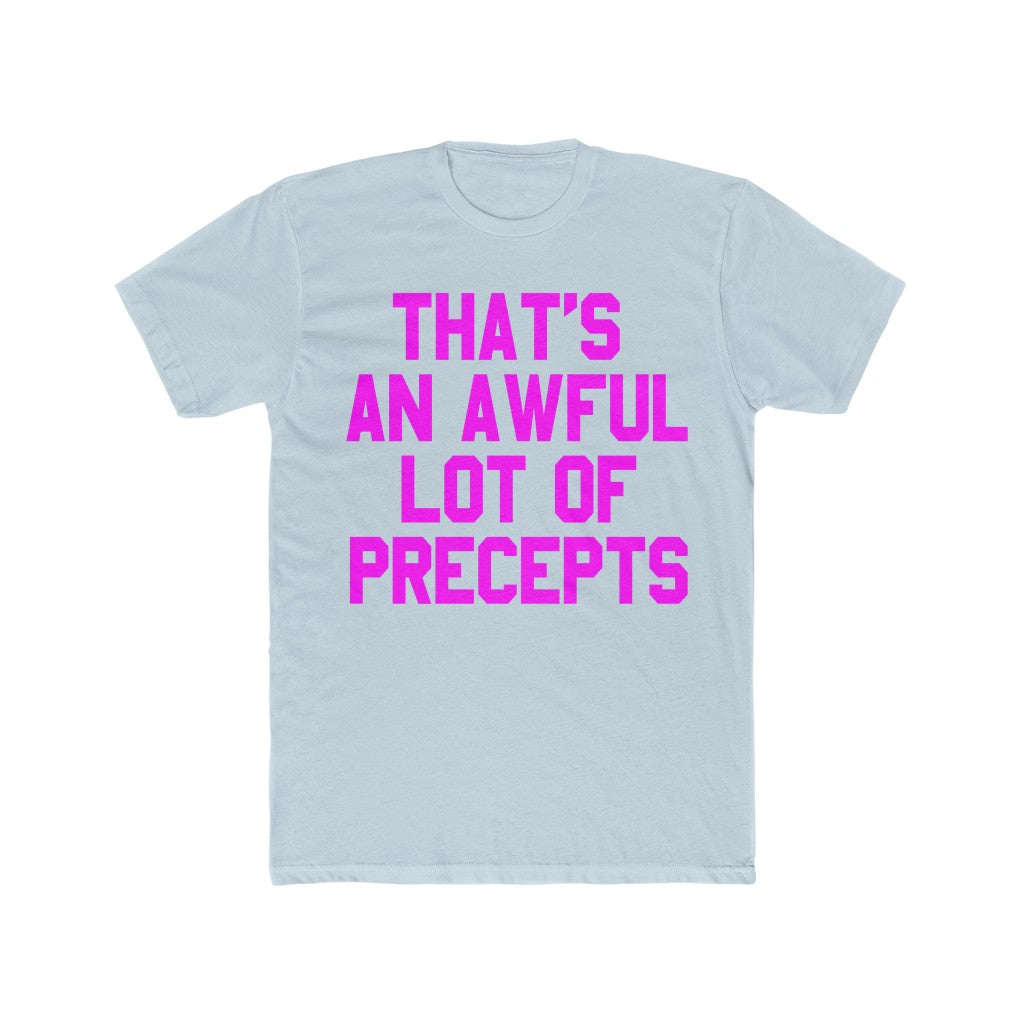 AWFUL LOTTA PRECEPTS TEE (PINK)