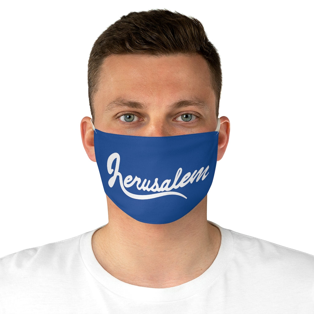 JERUSALEM FACE MASK BLUE