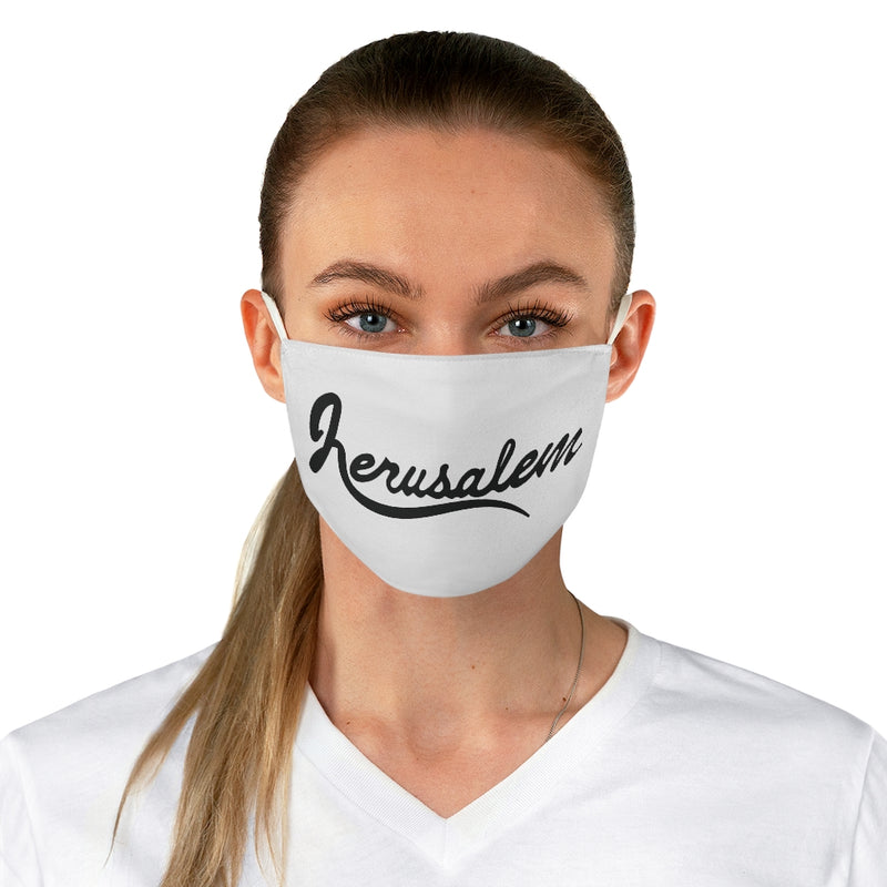 JERUSALEM FACE MASK WHITE