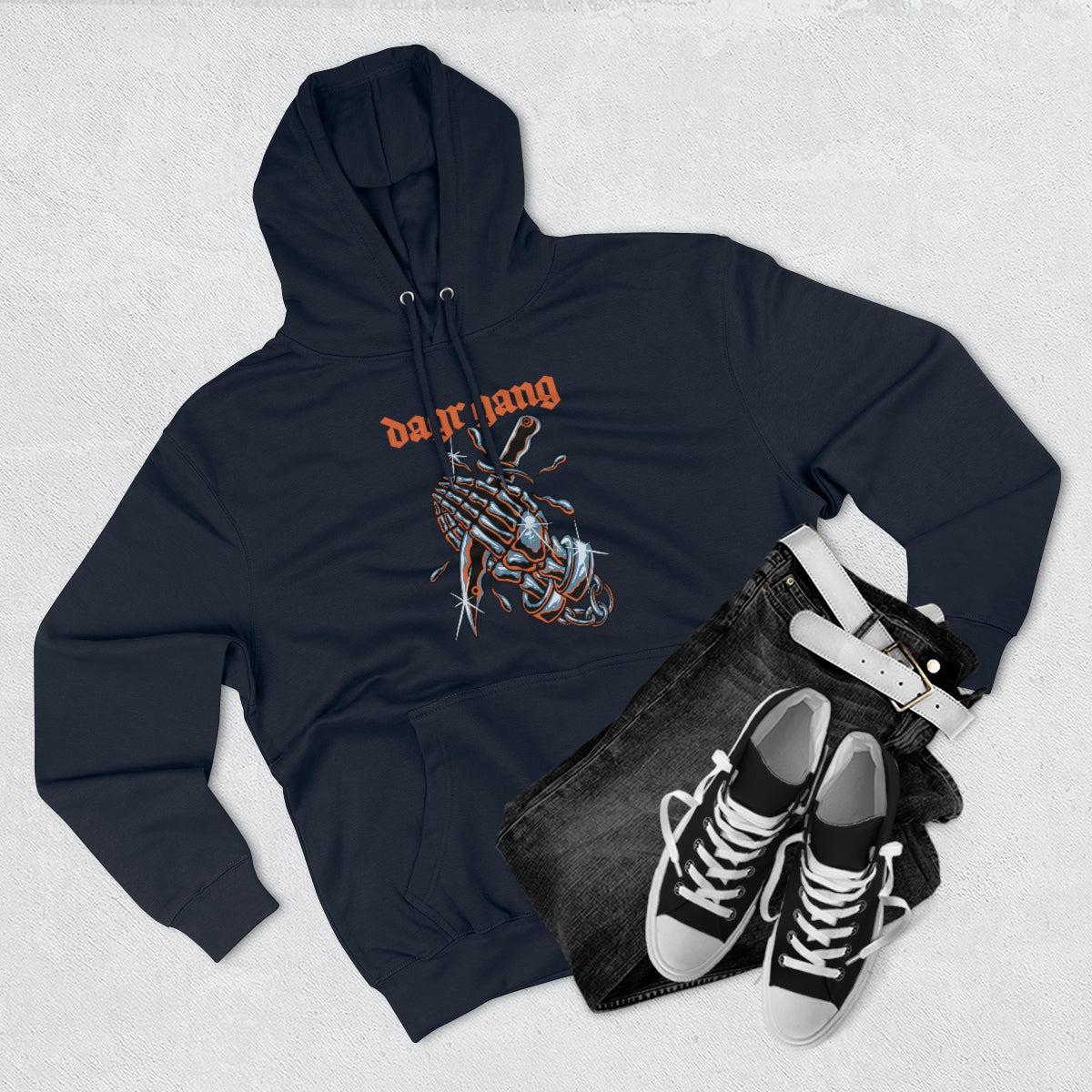 DAGR GANG IRON GLOVES HOODIE