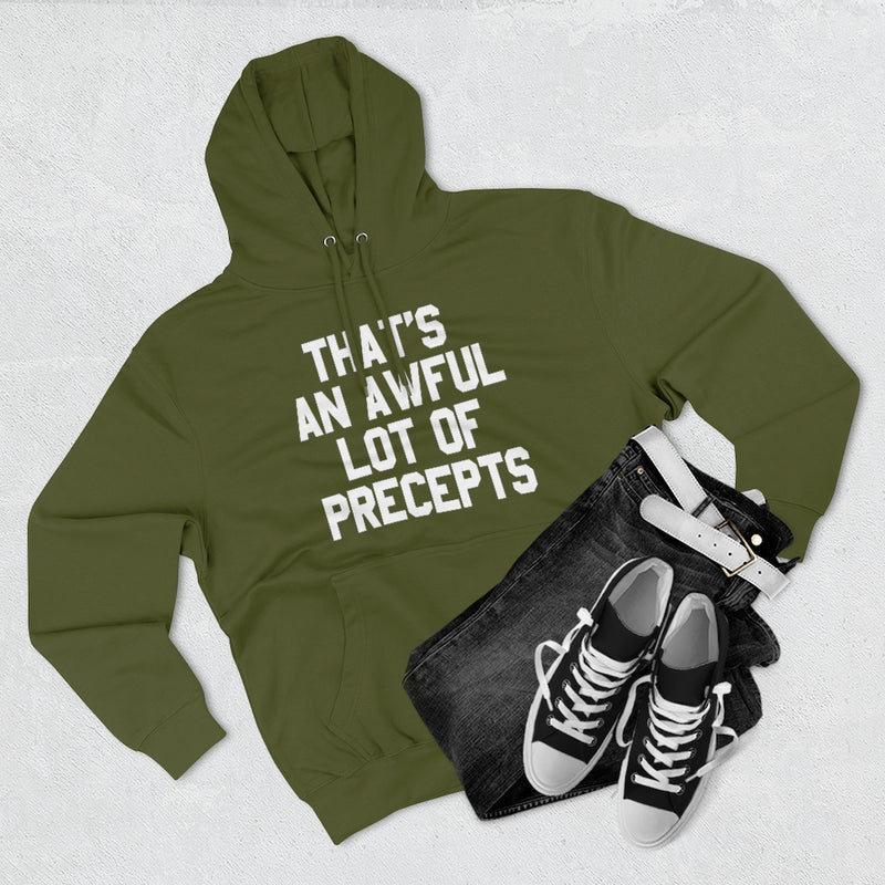 LOTTA PRECEPTS HOODIE (WHITE TXT)