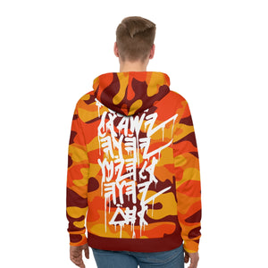 JERUSALEM HOODIE (ORANGE CAMO)