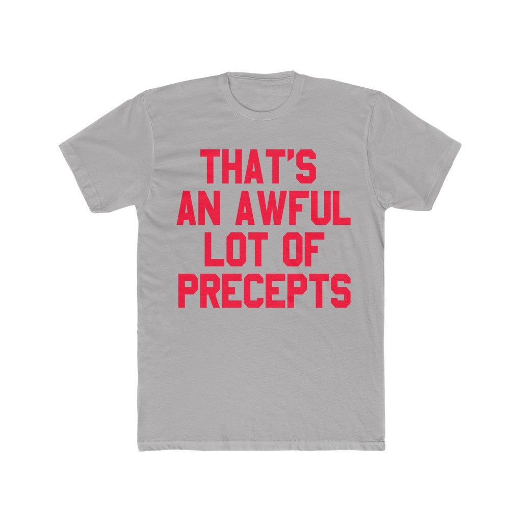 AWFUL LOTTA PRECEPTS TEE (RED)