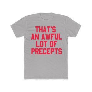 AWFUL LOTTA PRECEPTS TEE (RED)