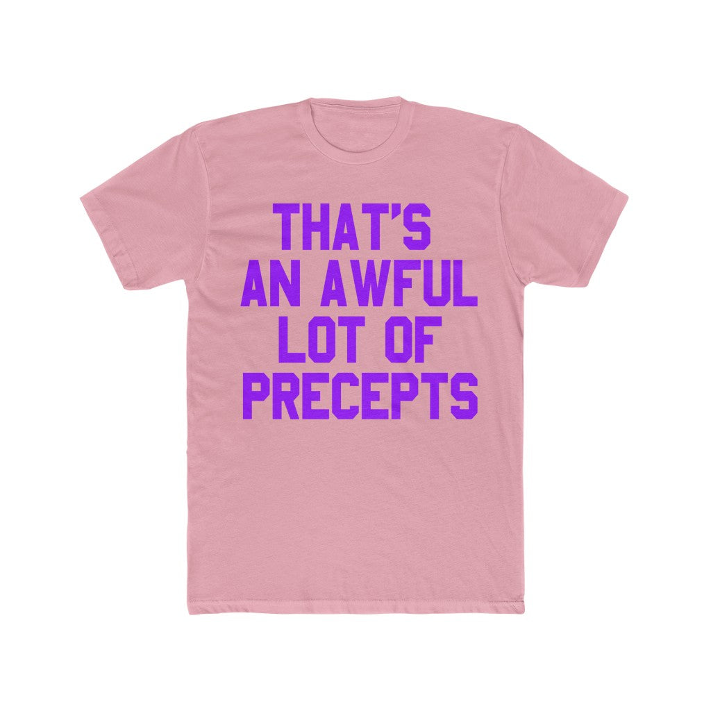 AWFUL LOTTA PRECEPTS TEE (PURPLE)