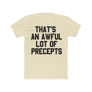 AWFUL LOTTA PRECEPTS TEE (BLK)