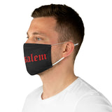 JERUSALEM OLD ENGLISH FACE MASK RED