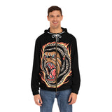 GRLA ON FIRE ZIP HOODIE