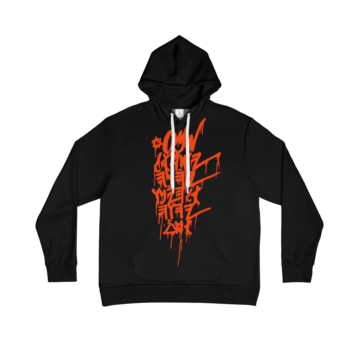 SHAMI HOODIE (BLACK/ORANGE)