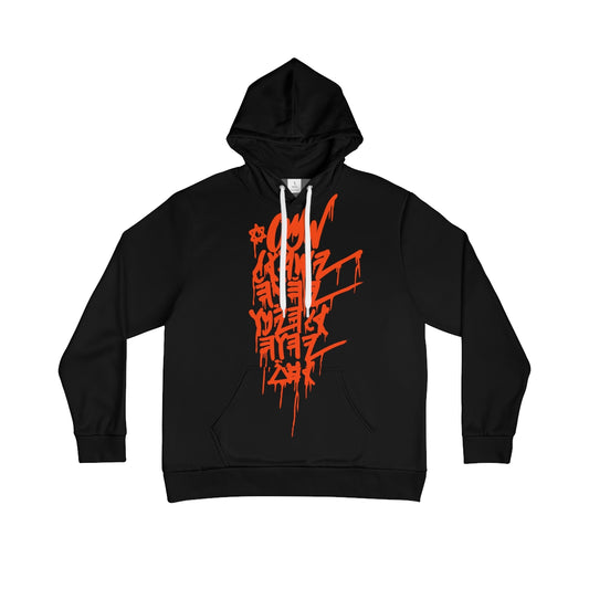 SHAMI HOODIE (BLACK/ORANGE)